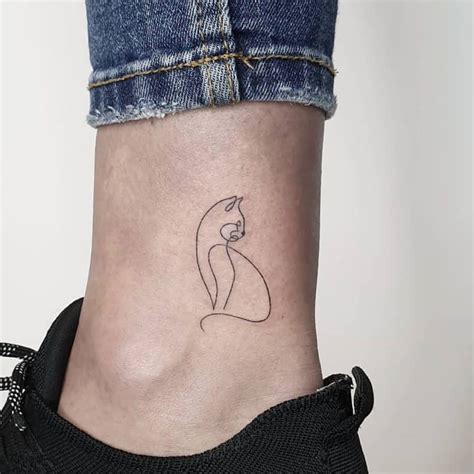 cat tattoo simple|cat tattoo designs gallery.